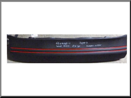 Rear bumper Seat Ibiza type 2 1985-1990.